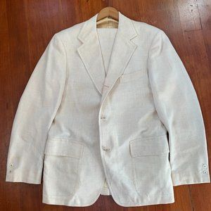 Vintage J. Press 3-button cream suit